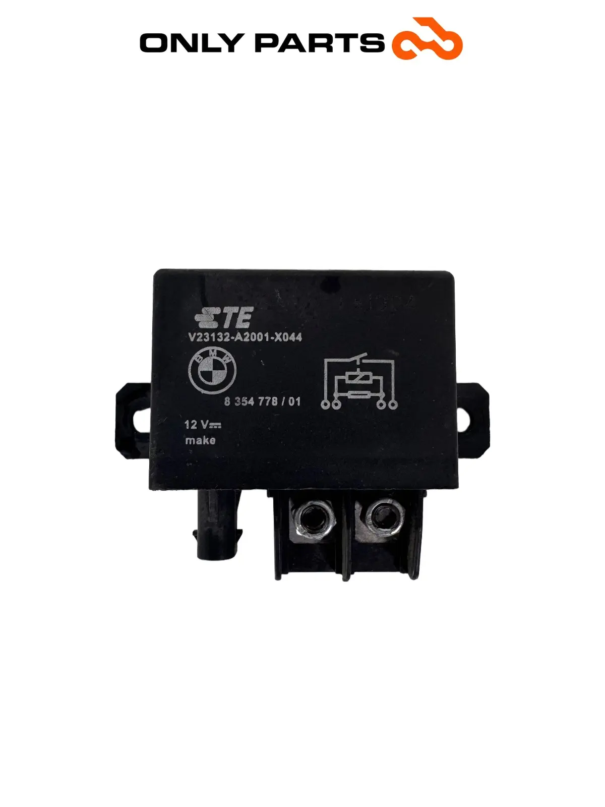 Rele di potenza 12V TE V23132-A2001-X044 Bmw C400 X 2020 (OEM 8 354 778 / 01) Bmw C400 X 400cc 2020 Nero usato — foto reale 1